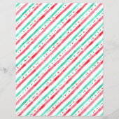 Waterverf brief van de kerstman voor kinderen (Achterkant)