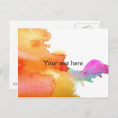 Waterverf Briefkaart (Voorkant / Achterkant)