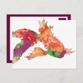 waterverf briefkaart (Voorkant / Achterkant)