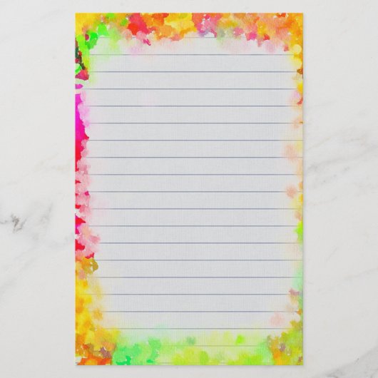 Waterverf Briefpapier (Voorkant)