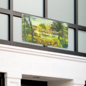 Waterverf Bright herfst Spandoek (Buitenkant Gebouw)