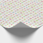Waterverf Bright Mahjong Tegels Cadeaupapier (Hoek)