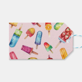 Waterverf Bright Popsicle Cadeaulabel