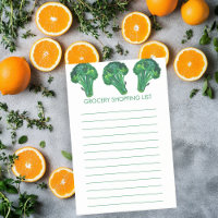 Waterverf Broccoli Grocery Shop List Meal Plan