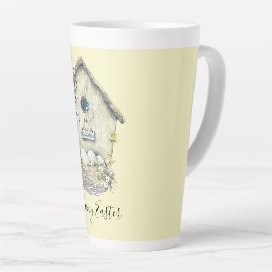 Waterverf: Broodhouse Egg Nest Easter Latte Mok (Rechterhoek)