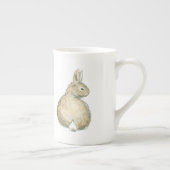 Waterverf Brown Bunny Tea Cup Porselein Kop (Rechts)