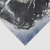 Waterverf bruid van Frankenstein Decoupage Tissuepapier (Detail)