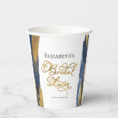 Waterverf Bruidsfeest Papieren Bekers | Abstract (Achterkant)