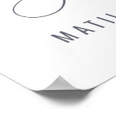 Waterverf budget voor olijfbruiloft en geschenken poster (Hoek)