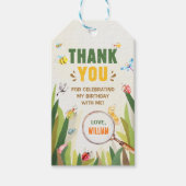 Waterverf Bug Insect Boy Verjaardag Cadeaulabel (Voorkant)