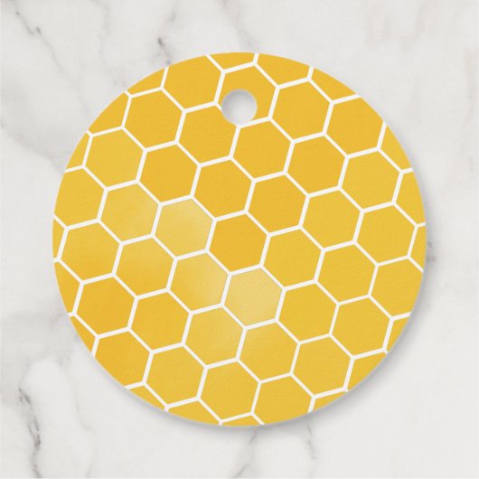 Waterverf Bumble Bees Honingraat Dank u Bedankjes Labels (Achterkant)