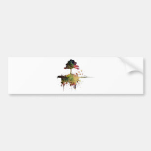 Waterverf Bumpersticker