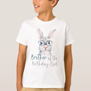 Waterverf Bunny Brother van het Birthday Girl T-shirt