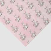 Waterverf Bunny Rabbit-coördinator Tissuepapier (Detail)