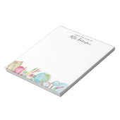 Waterverf bureau van leraar Terug naar schoolspull Notitieblok (Gedraaid)