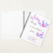 Waterverf Butterflies - Gepersonaliseerd Planner (Display)