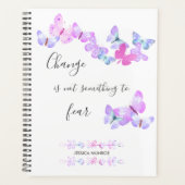 Waterverf Butterflies - Gepersonaliseerd Planner (Voorkant)