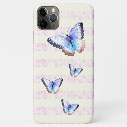 Waterverf Butterflies op bokeh Light Stripes Case-Mate iPhone Case (Achterkant)