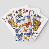 Waterverf Butterflies Pokerkaarten (Achterkant)
