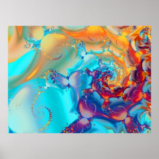 Waterverf Butterflies Poster (Voorkant)