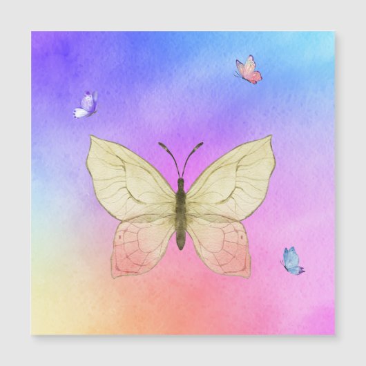 Waterverf Butterfly (Voorkant)
