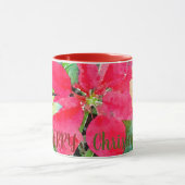 Waterverf Butterfly en Hummingbird Kerstmis Mok (Midden)