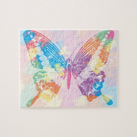 Waterverf Butterfly Legpuzzel (Horizontaal)