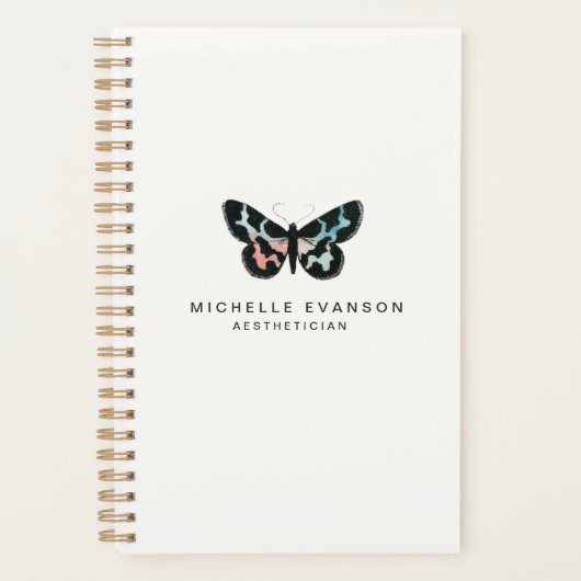  Waterverf Butterfly Logo Simple Planner (Voorkant)