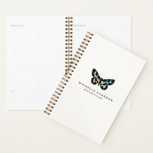  Waterverf Butterfly Logo Simple Planner (Display)