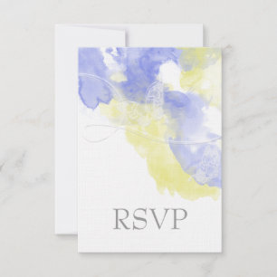 Waterverf Butterfly Periwinkle Lemonade RSVP Kaartje
