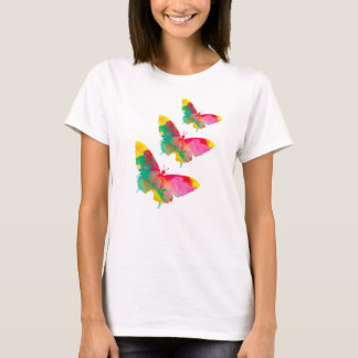 Waterverf Butterfly T-Shirt