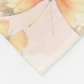 Waterverf Butterfly Whimsy Fleece Deken (Hoek)