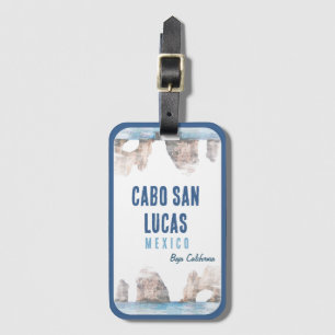 Waterverf Cabo San Lucas Mexico Arch Vintage Bagagelabel
