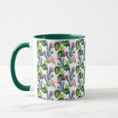 Waterverf Cacti Art Pattern Mok (Links)