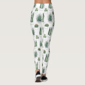 Waterverf Cacti & Succulent Leggings (Achterkant)