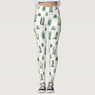 Waterverf Cacti & Succulent Leggings
