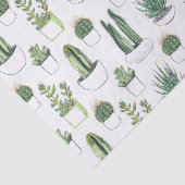 Waterverf Cacti & Succulent Tissuepapier (Detail)