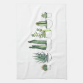 Waterverf Cacti & Succulents Theedoek (Verticaal)