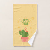 waterverf Cactus Bad Handdoek (Handdoek)