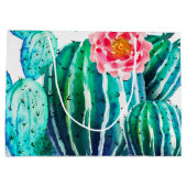 waterverf Cactus Groot Cadeauzakje (Achterkant)