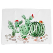 waterverf, cactus groot cadeauzakje (Voorkant)