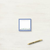 Waterverf Cactus in rij Post-it® Notes (Op bureau)