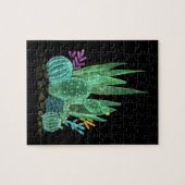 Waterverf, cactus legpuzzel (Horizontaal)