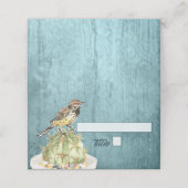 Waterverf Cactus met Wren Bird Wedding (Buitenkant ongevouwen)