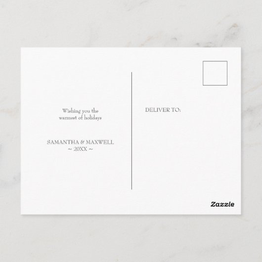 Waterverf Cactus New Home Moving Announge Briefkaart (Achterkant)