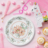 Waterverf Cactus Papieren Bordje (Feest)