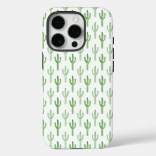 Waterverf Cactus Patroon iPhone 16 Pro Hoesje