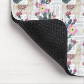 Waterverf Cactus Patroon Muismat (Hoek)