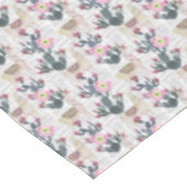 Waterverf Cactus Patroon Tafelkleed (Gekanteld)