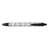 Waterverf Cactus Patroon Zwarte Inkt Pen (Achterkant)
